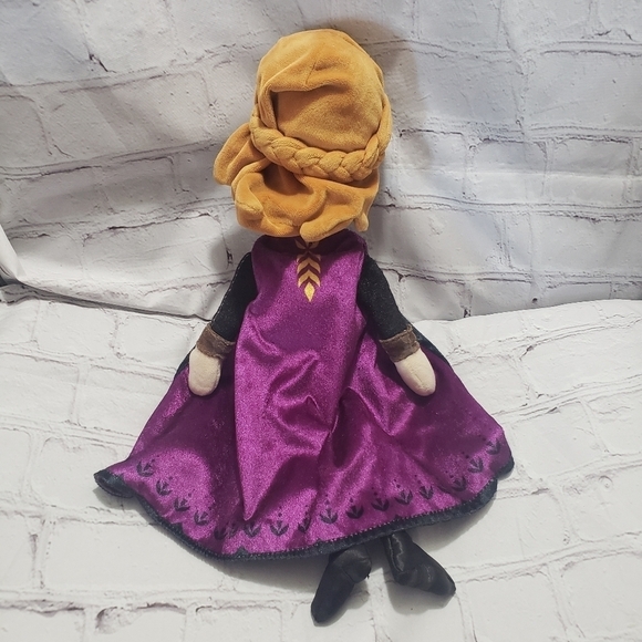 Disney Frozen 2 Anna Cloth Doll 16-Inch TY Sparkle Year 2019 - Picture 4 of 8